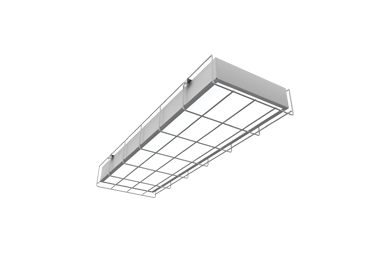 картинка Светодиодный светильник ВАРТОН спортивный накладной 595*200*65 18 ВТ с защитной решеткой чистый белый V-01-174-018-4100K (арт.502) от Аутдор Диджитал